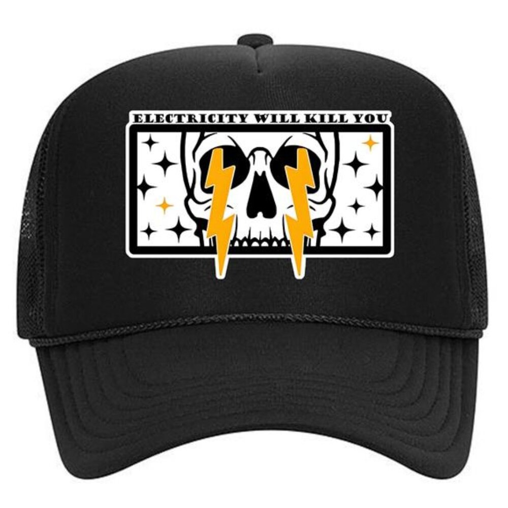 Union Lineman Electrician Lineworkers Hat Foam Trucker Style Mesh Snapback Cap